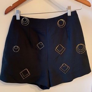 C/MEO ‘Charged Up’ Embellished High Waist Shorts